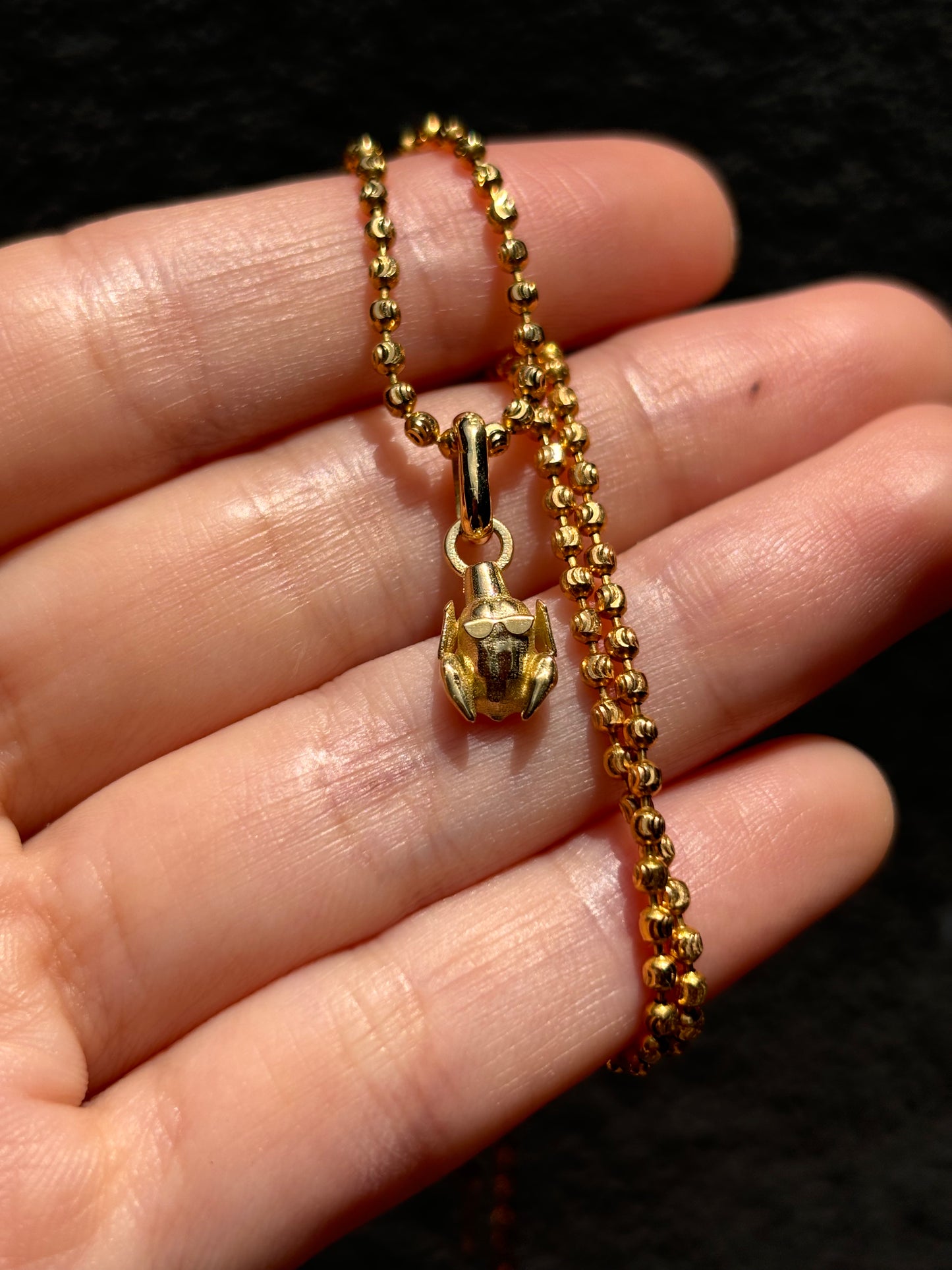 18k Friends Turkey Head Charm