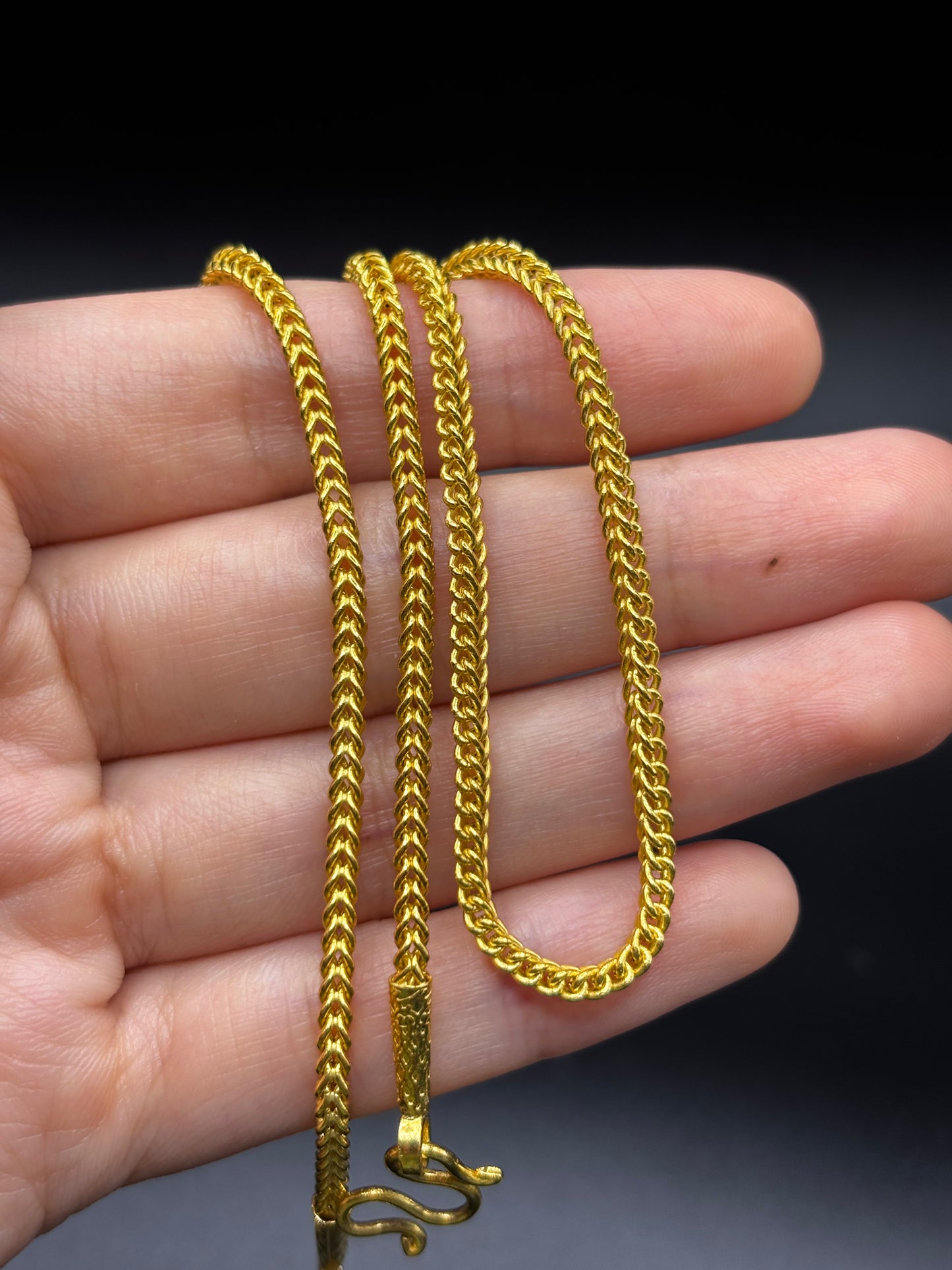 23k Fox Wheat Chain