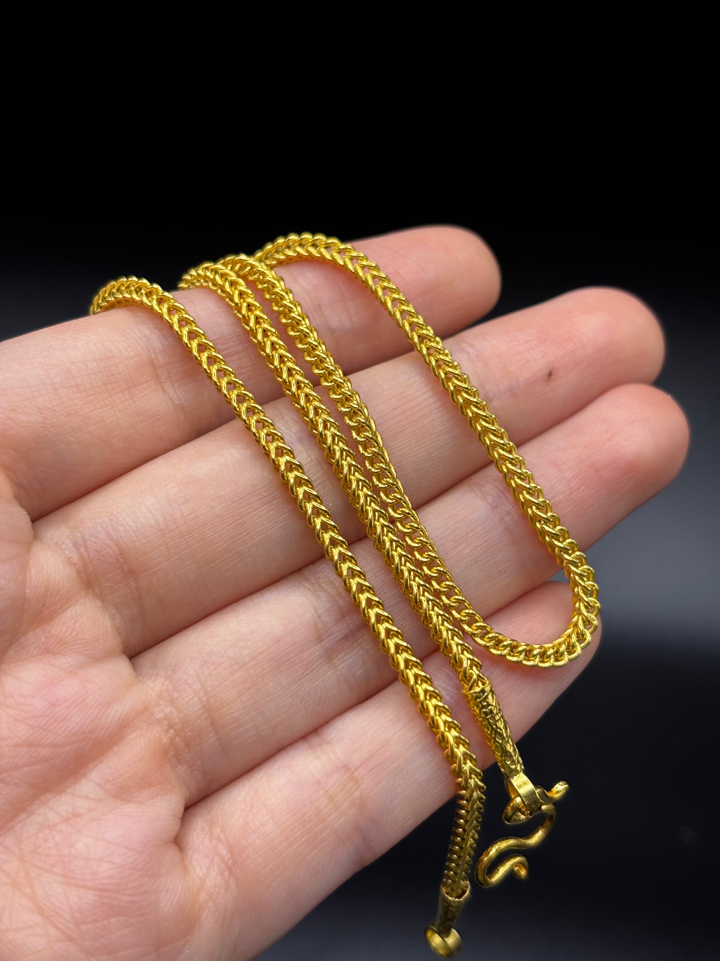 23k Fox Wheat Chain